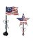 Patriotic Flag LED Solar Garden Stake Light