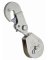3223 2" Steel Pulley w/Hook Lock