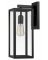 1LGT BLK Wall Lantern