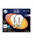 GE 2pk 4.5w Sft Wht LED A19 Bulb