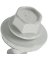 LB 10x1" WHT Roof Screw