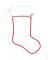 HW 18" Red/White LED Stocking