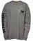 CAT LG GRY L/S Tee