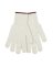 MED WHT Poly/Cott Glove