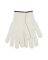 SM WHT Poly/Cott Glove