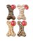 8" Bone Plush Dog Toy