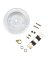 White Ceiling Canopy Kit w/Ring