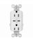15A White Type C USB Outlet