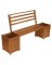 Tan Bench/Planter Box