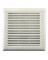Broan InVent FGR300 Exhaust Fan Grille, 12 in L, 11-1/2 in W, Plastic, White