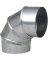 4" ADJ 28GA FURN ELBOW