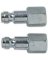 2PK 1/4"Fem T Auto Plug