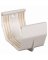 T05055  Gutter Slip Joint WHT