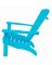 Turquoise Poly Adirondack Chair