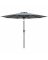 FS 9' STL GRY Umbrella