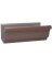 5"x10' Brown Aluminum Gutter