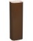 10' Brown Aluminum Downspout 2x3