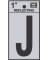 1" BLK Refl Letter J