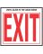 8x11 Glow Exit Sign