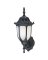 6" BLK Wall Lantern