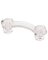 4-1/4" Clear Glass Pull