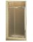 Silver Pivot Shower Stall Door