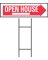 6x24" Open House w/Arrow w/Wire
