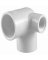 1/2" White PVC Side Outlet Elbow