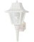 8"WHT Plas Wall Lantern