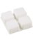 12PK 3/4" WHT SQ Pad