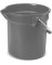 14QT GRY RND Bucket