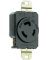 20A125V BLK Lock Outlet