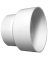 3x2 DWV PVC Reducing Coupling