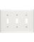 WHT 3G 3TOG Wall Plate