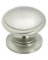 1-1/4" CHR BRS Knob