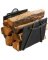 Fireplace BLK Log Tote