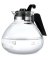 12 Cup Glass Whistling Kettle