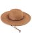 DK BRN Wide Brim Hat