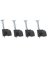 20PK BLK Coax Nail Clip