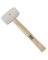 MM 12OZ WHT Rubb Mallet