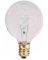 WP 2PK 25W White Globe Bulb