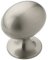 1-1/4" NI Oval Knob