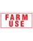 6x12 ID Farm Use Tag