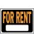 9x12 Plas For Rent Sign