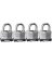 1803Q   Padlock 1-1/2" Lam 4PK o