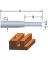 1/4x1 Carb Rout Bit