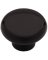 1-3/8"BLK Plas RND Knob