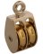 3/4" Double Rigid Rope Pulley