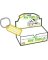 100PK ID Key Tag/Chain