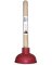 4" Small Red Drain Plunger